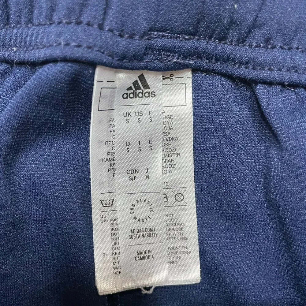 Adidas Arsenal 2022/23 Condivo 22 Navy Blue Pink Training Pants Sz Small  HT4434